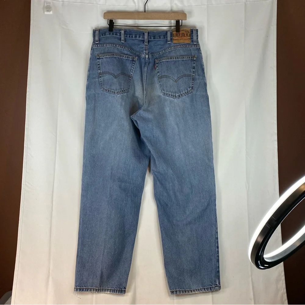 LEVI’S Men’s Size 38x32 Denim Jeans 560 VINTAGE Loose Fit Red Tab Tapered Leg